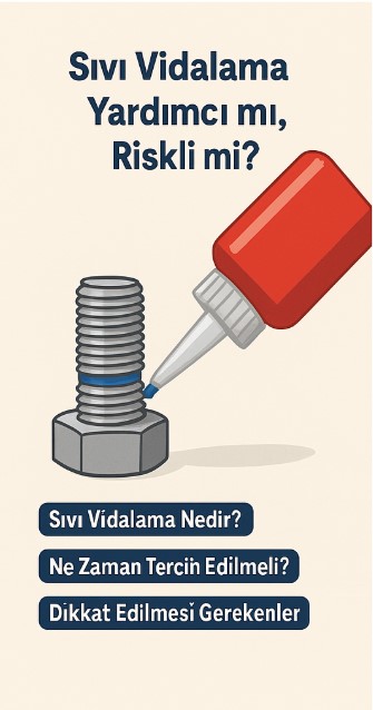Sıvı vidalama yardımcı mı riskli mi?